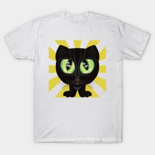 In your Face Morning Wake Cat T-Shirt